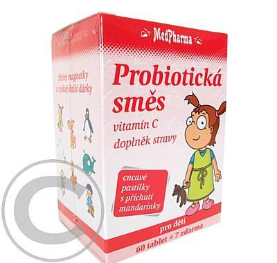 MedPharma Probiotická směs pro děti chew.tbl.67, MedPharma, Probiotická, směs, děti, chew.tbl.67