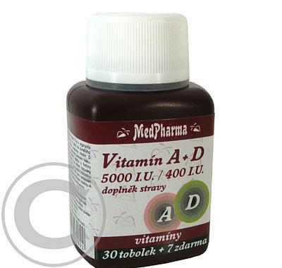 MedPharma Vitamín A D (5000 I.U./400 I.U.) tob.37