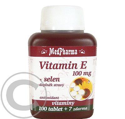 MedPharma Vitamín E 100mg selen tbl.107