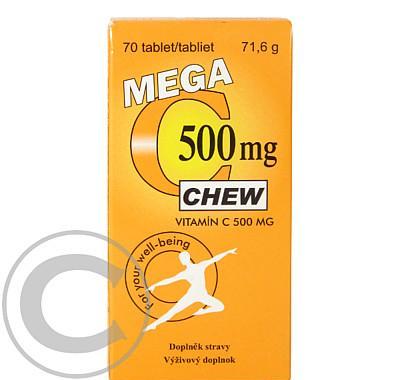 MEGA C-500mg chew. tbl.70, MEGA, C-500mg, chew., tbl.70