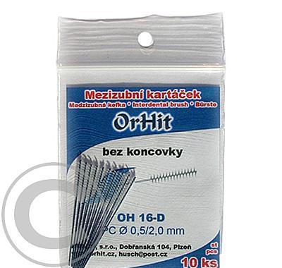 Mezizubní kartáček ORHIT 10 ks OH 16-D 0,5/2,0 mm/bez koncovky