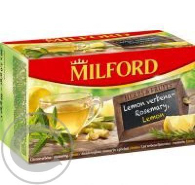 MILFORD Alosie - rozmarýn s příchutí citronu n.s. 20 x 2 g, MILFORD, Alosie, rozmarýn, příchutí, citronu, n.s., 20, x, 2, g