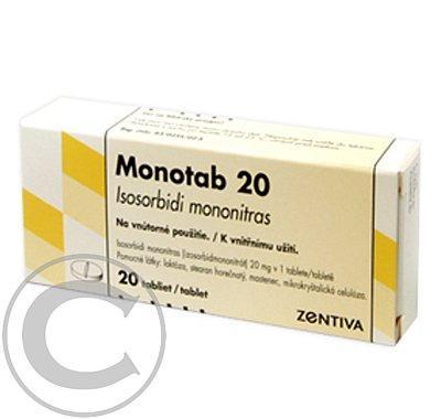 MONOTAB 20  20X20MG Tablety, MONOTAB, 20, 20X20MG, Tablety