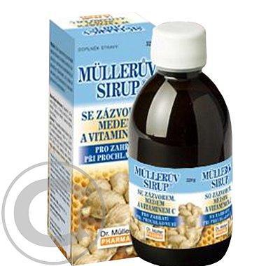 Müllerův sirup se zázvorem medem a vitamin C 320g, Müllerův, sirup, se, zázvorem, medem, vitamin, C, 320g