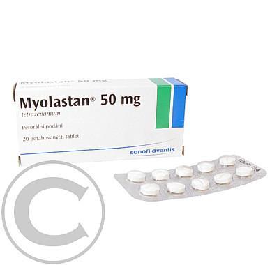 MYOLASTAN  20X50MG Potahované tablety