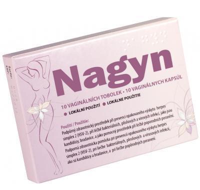 NAGYN 10 vaginálních tobolek, NAGYN, 10, vaginálních, tobolek