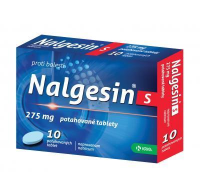 NALGESIN S 10X275 mg potahované tablety, NALGESIN, S, 10X275, mg, potahované, tablety