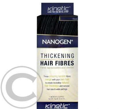 NANOGEN Vlákna na zahuštění vlasů černá 15 g