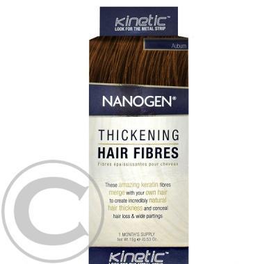 NANOGEN Vlákna na zahuštění vlasů kaštanová 15 g