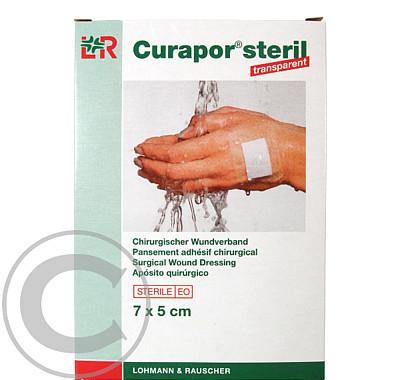 Náplast Curapor Transparent steril. 7 x 5cm / 5 ks