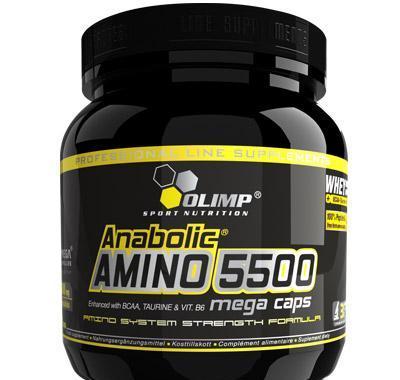 Anabolic Amino 5500, komplexní aminokyseliny, Olimp, 400 kapslí