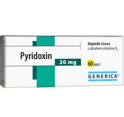 GENERICA Pyridoxin 60 tablet, GENERICA, Pyridoxin, 60, tablet