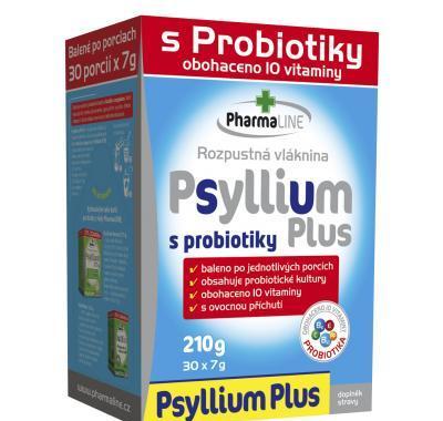 MOGADOR Psyllium PLUS s probiotiky a vitaminy 210 g (30x7g), MOGADOR, Psyllium, PLUS, probiotiky, vitaminy, 210, g, 30x7g,