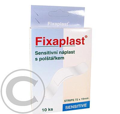Náplast Fixaplast SENSITIVE Strip 72x19mm 10ks, Náplast, Fixaplast, SENSITIVE, Strip, 72x19mm, 10ks