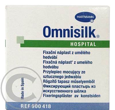 Náplast Omnisilk bílé hedvábí 1.25cmx9.2m/1ks