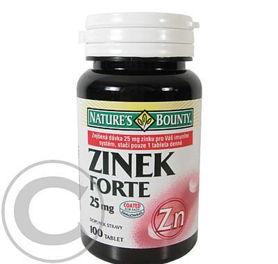 Nature's Bounty Zinek 25 mg tbl.100, Nature's, Bounty, Zinek, 25, mg, tbl.100