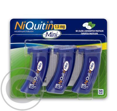 NIQUITIN MINI 1,5 MG  60X1.5MG Pastilky rozpustné v ústech, NIQUITIN, MINI, 1,5, MG, 60X1.5MG, Pastilky, rozpustné, ústech