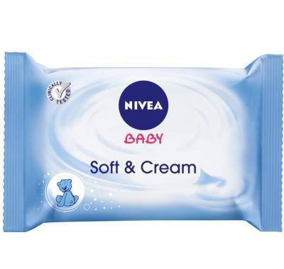 NIVEA Baby čistící ubrousky Soft&Care 63ks, NIVEA, Baby, čistící, ubrousky, Soft&Care, 63ks