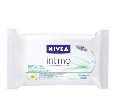 NIVEA Intimo ubrousky pro intimní hygienu 20 ks, NIVEA, Intimo, ubrousky, intimní, hygienu, 20, ks