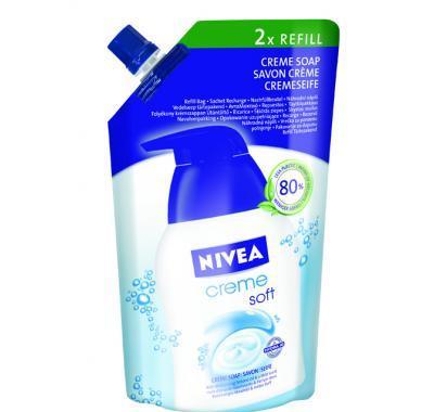 NIVEA Krémové tekuté mýdlo, 500ml - náplň, NIVEA, Krémové, tekuté, mýdlo, 500ml, náplň
