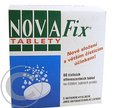 Novafix tbl.60 - čištění zubních protéz, Novafix, tbl.60, čištění, zubních, protéz