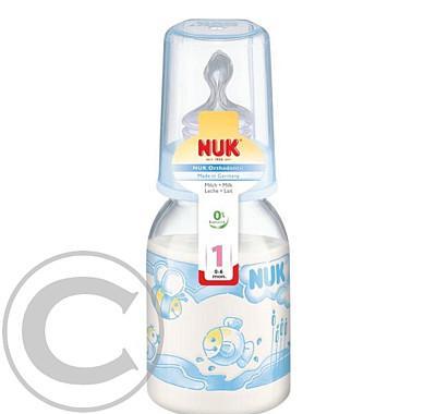 NUK-Dětská láhev PP Modrá 110ml SI savička V1-M 743399