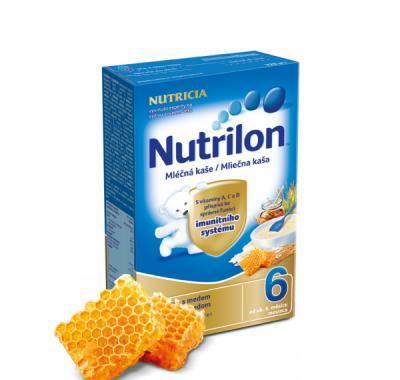 Nutrilon mléčná kaše krupicová s medem 225 g, Nutrilon, mléčná, kaše, krupicová, medem, 225, g