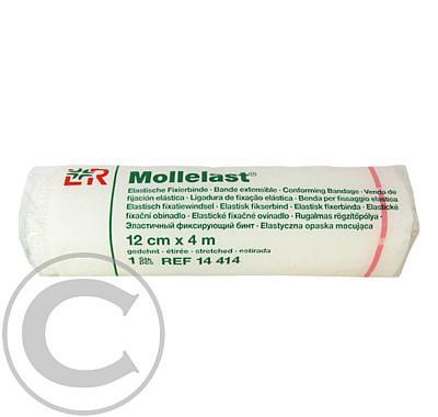 OBINADLO elastické fixační Mollelast 12cmx4m  1ks, OBINADLO, elastické, fixační, Mollelast, 12cmx4m, 1ks