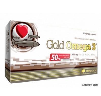 Omega 3, omega 3 mastné kyseliny, 60 kapslí, Olimp