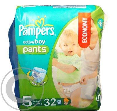 Pampers Active Pants Junior Boy 32 ks, Pampers, Active, Pants, Junior, Boy, 32, ks