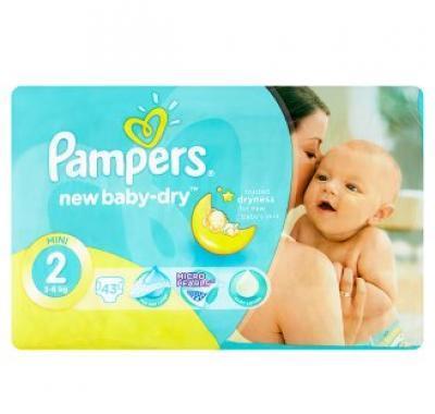 Pampers New Baby 2 Mini 43 kusů, Pampers, New, Baby, 2, Mini, 43, kusů