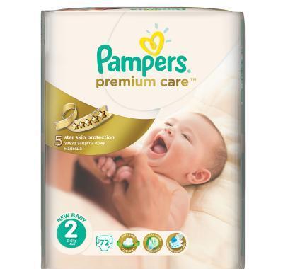 Pampers Premium Care 2 mini 3 - 6 kg 72 kusů, Pampers, Premium, Care, 2, mini, 3, 6, kg, 72, kusů