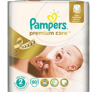 PAMPERS Premium Care Mini 3-6 kg 80 ks, PAMPERS, Premium, Care, Mini, 3-6, kg, 80, ks