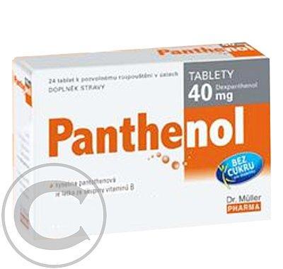Panthenol tablety 40mg tbl.24, Panthenol, tablety, 40mg, tbl.24