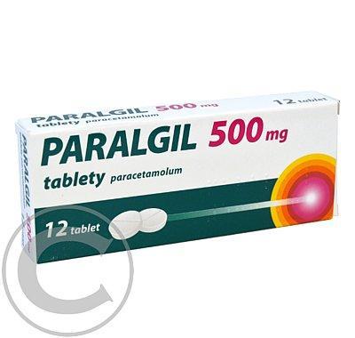 Paralgil 500 mg 12x 500 mg Tablety, Paralgil, 500, mg, 12x, 500, mg, Tablety