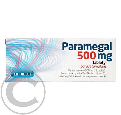 PARAMEGAL 500 MG  10X500MG Tablety, PARAMEGAL, 500, MG, 10X500MG, Tablety
