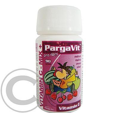 PargaVit Vitamin C Mix Plus pro děti tbl. 90, PargaVit, Vitamin, C, Mix, Plus, děti, tbl., 90