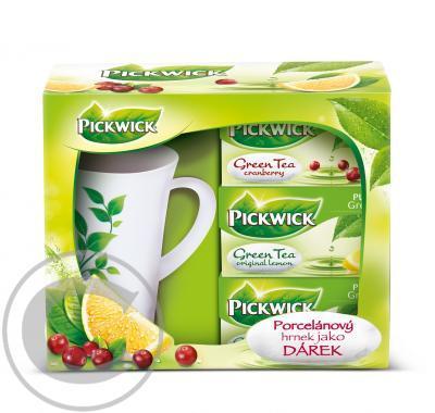 Pickwick čajová sada (porcelánový hrnek   3x Green Tea), Pickwick, čajová, sada, porcelánový, hrnek, , 3x, Green, Tea,