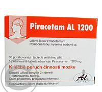PIRACETAM AL 1200  30X1200MG Potahované tablety, PIRACETAM, AL, 1200, 30X1200MG, Potahované, tablety