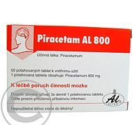 PIRACETAM AL 800  50X800MG Potahované tablety, PIRACETAM, AL, 800, 50X800MG, Potahované, tablety