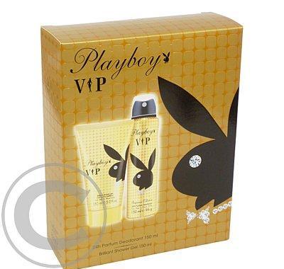 Playboy kazeta VIP W Deo sprchový gel, Playboy, kazeta, VIP, W, Deo, sprchový, gel