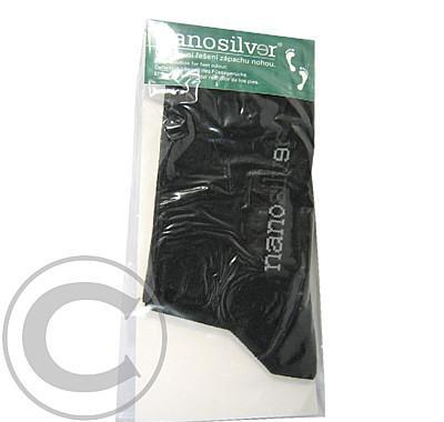 Ponožky NANOSILVER Zdravotní černé velikost M 39-42
