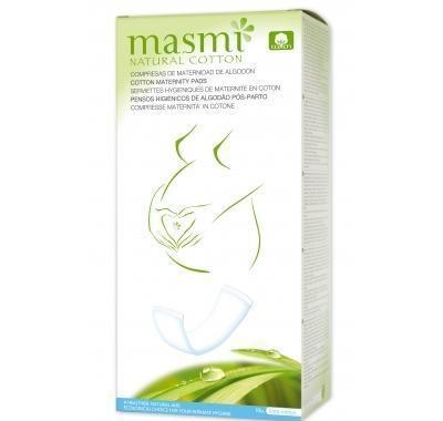 Porodnické (mateřské ) vložky z přírodní bavlny MASMI 10ks