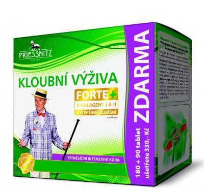 PRIESSNITZ Kloubní výživa Forte   kolageny 180   90 tablet ZDARMA