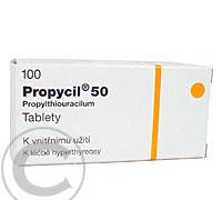PROPYCIL 50  100X50MG Tablety, PROPYCIL, 50, 100X50MG, Tablety