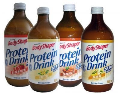 Protein Drink, proteinový nápoj RTD, 500ml, Weider - Banán, Protein, Drink, proteinový, nápoj, RTD, 500ml, Weider, Banán