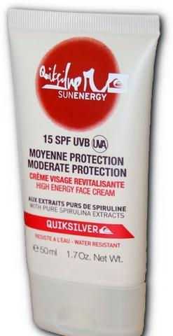 Quiksilver SunEnergy High Energy Face Cream SPF15 50 ml Revitalizační krém po opalování