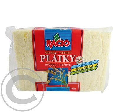RACIO Křehké plátky rýžové 106 g, RACIO, Křehké, plátky, rýžové, 106, g