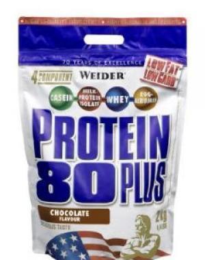 WEIDER Protein 80 Plus jahoda 2000 g