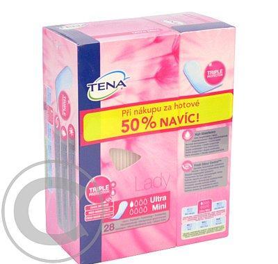 Inkontinenční vložky TENA Lady Ultra Mini 28 kusů   50% navíc